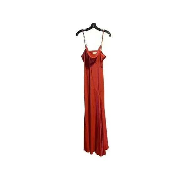 NWT ISABEL MARANT ETOILE Runway Kapri Red Maxi Crepe Dress Size 36/4 - Picture 6 of 12
